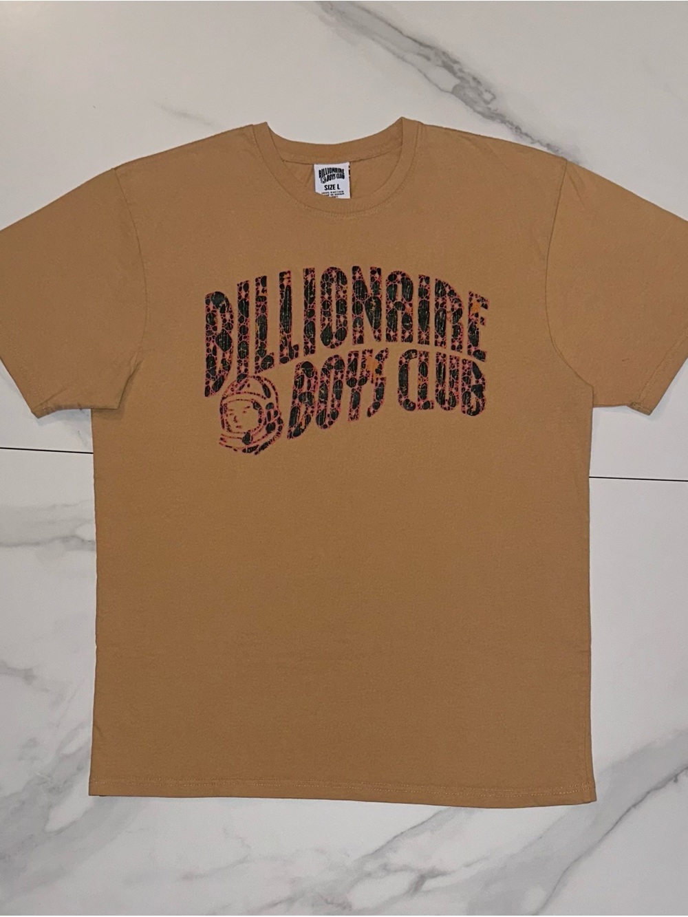 Billionaire Boys Club BB Cracked Arch T-Shirt Taffy Size Large